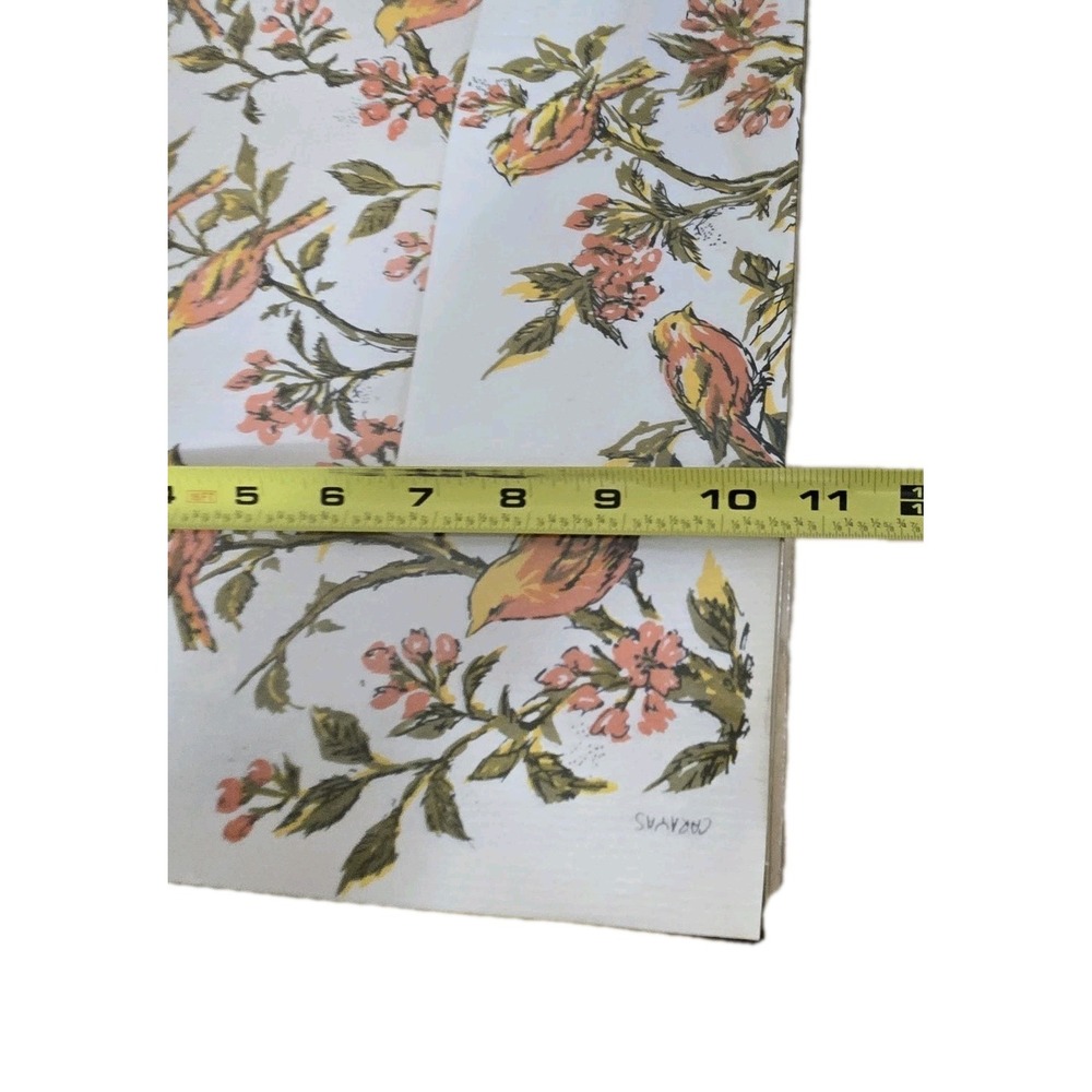 Monogram of California Paper Placemats & Napkins Bird Flowers MCM Vtg NOS - Picture 9 of 9